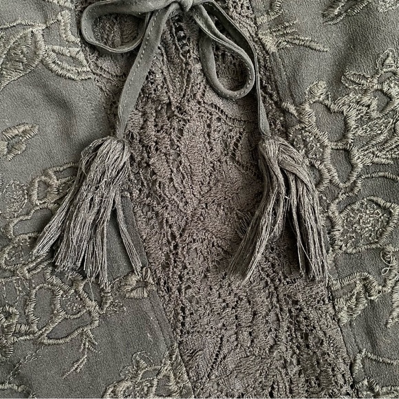 Umgee USA Women’s Black Lace Dress Small Gothic Grunge Renfair Lagen Whimsigoth - Picture 7 of 7